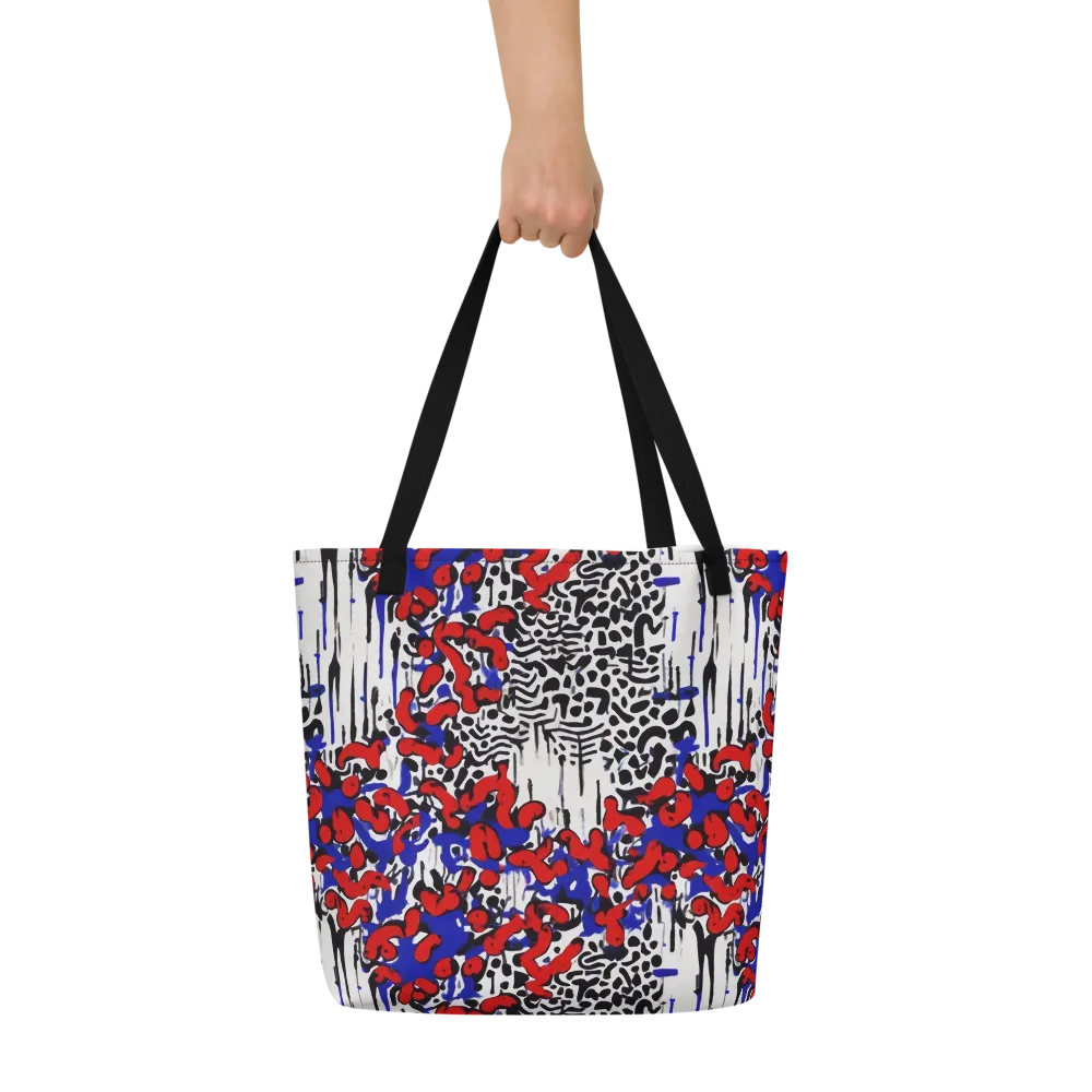Redline Carnival on Large Tote Bag W/ Pocket — Front