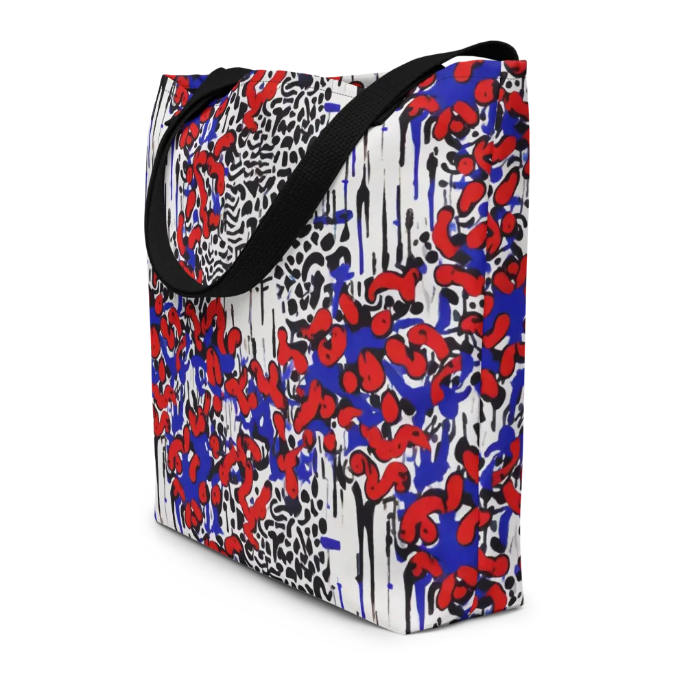 Redline Carnival on Large Tote Bag W/ Pocket — Front
