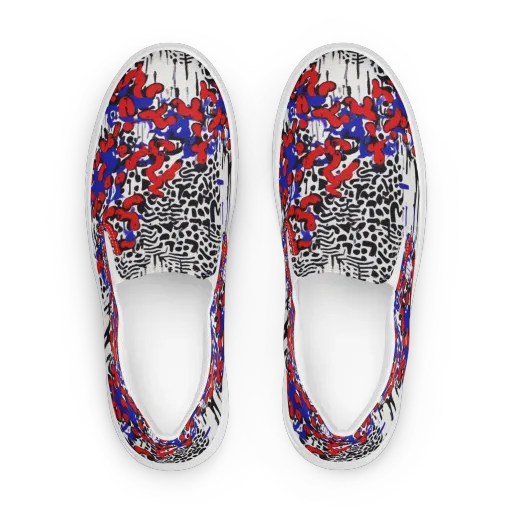 Redline Carnival on a Women's Slip-On Canvas Shoes