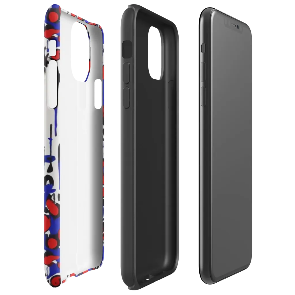 Redline Carnival on Tough Case for iPhone® — Right