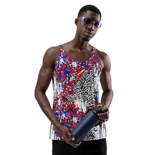 Redline Carnival on a Men's Tank Top