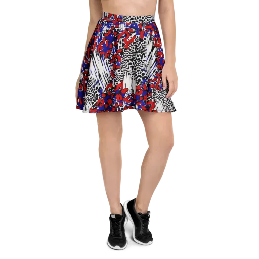 Redline Carnival on a Skater Skirt