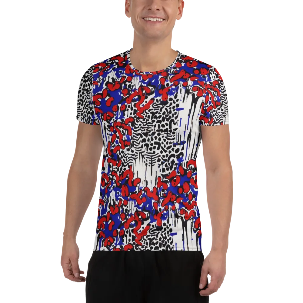 Redline Carnival on Men's Athletic T-Shirt — Front