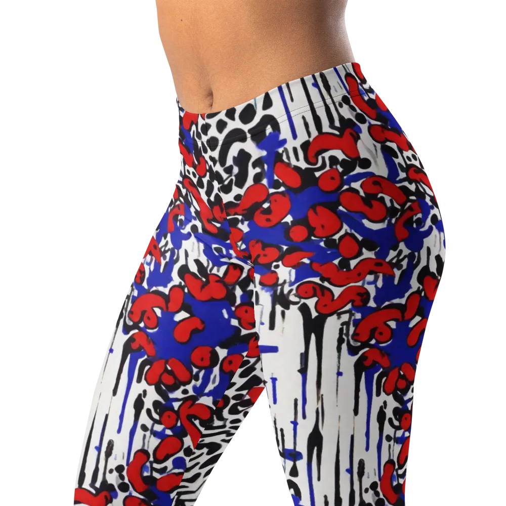 Redline Carnival on Leggings — Left Front