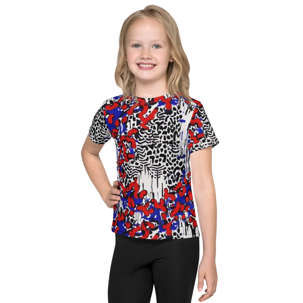 Redline Carnival on Kids Crew Neck T-Shirt — Front