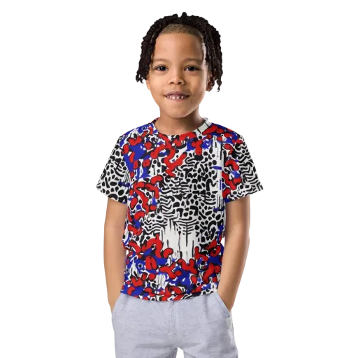 Redline Carnival on a Kids Crew Neck T-Shirt
