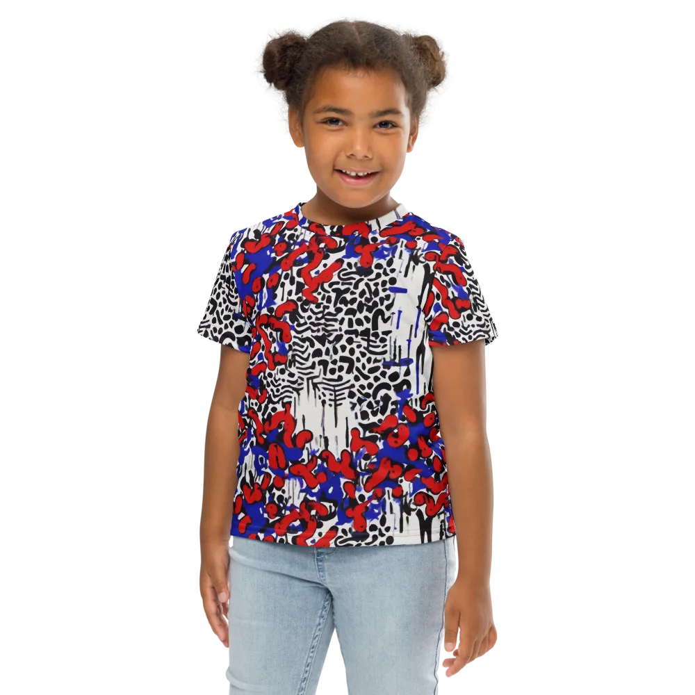 Redline Carnival on Kids Crew Neck T-Shirt — Front