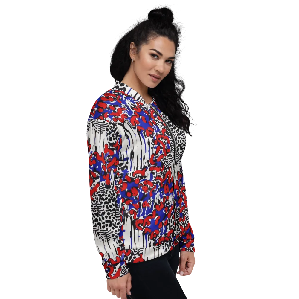 Redline Carnival on Bomber Jacket — Right