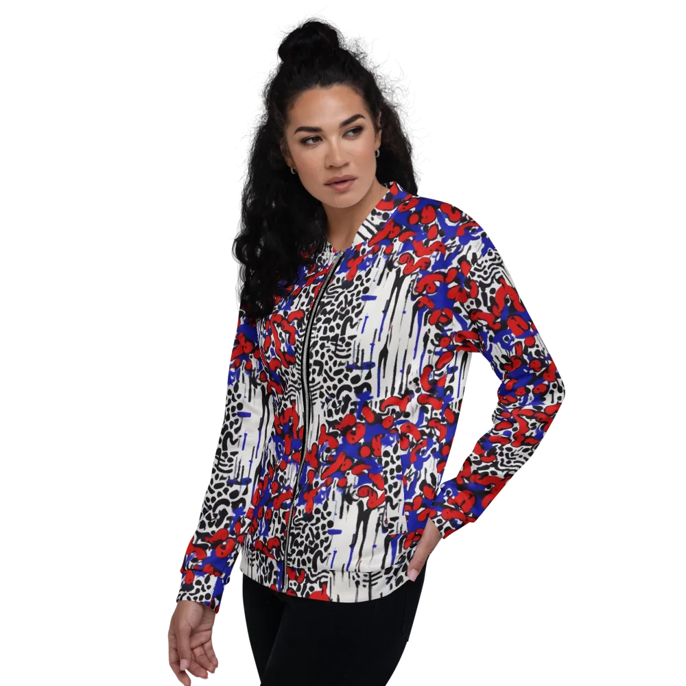 Redline Carnival on Bomber Jacket — Left