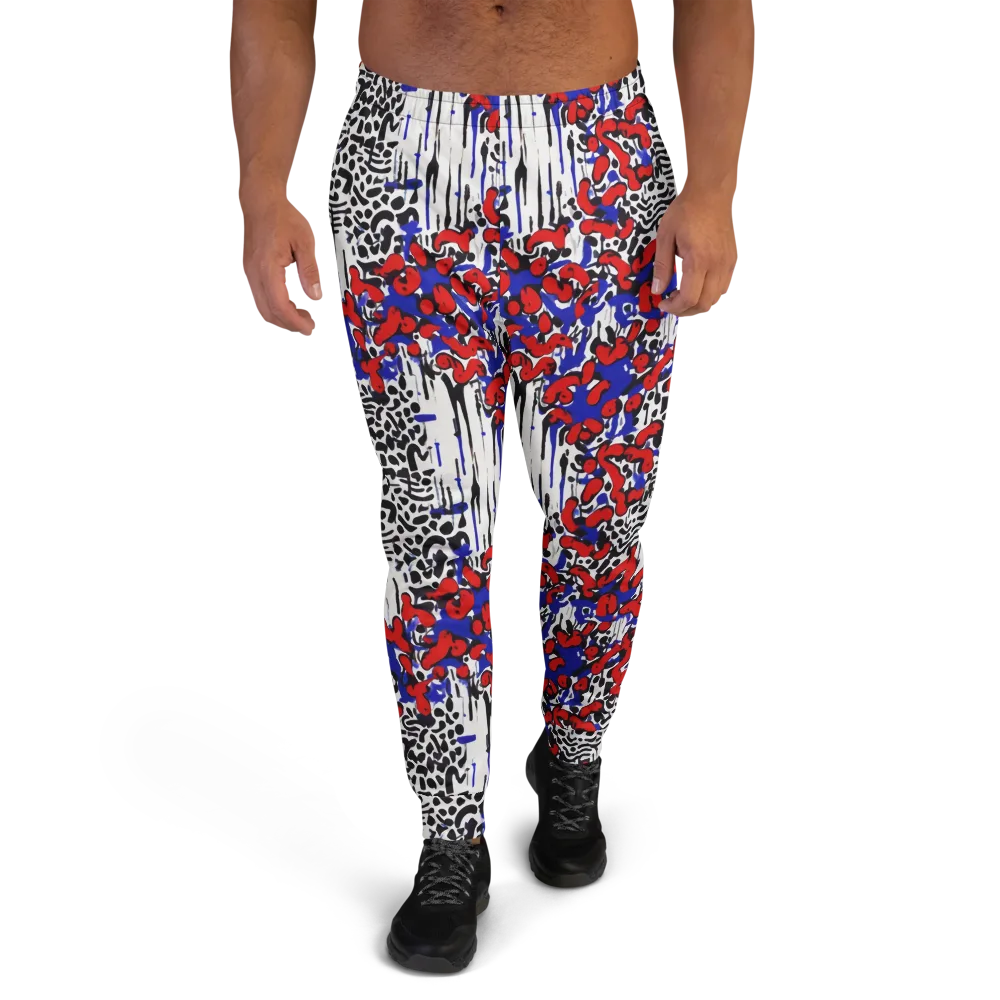 Redline Carnival on Men's Joggers — Front