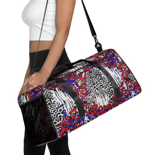 Redline Carnival on a Duffle Bag