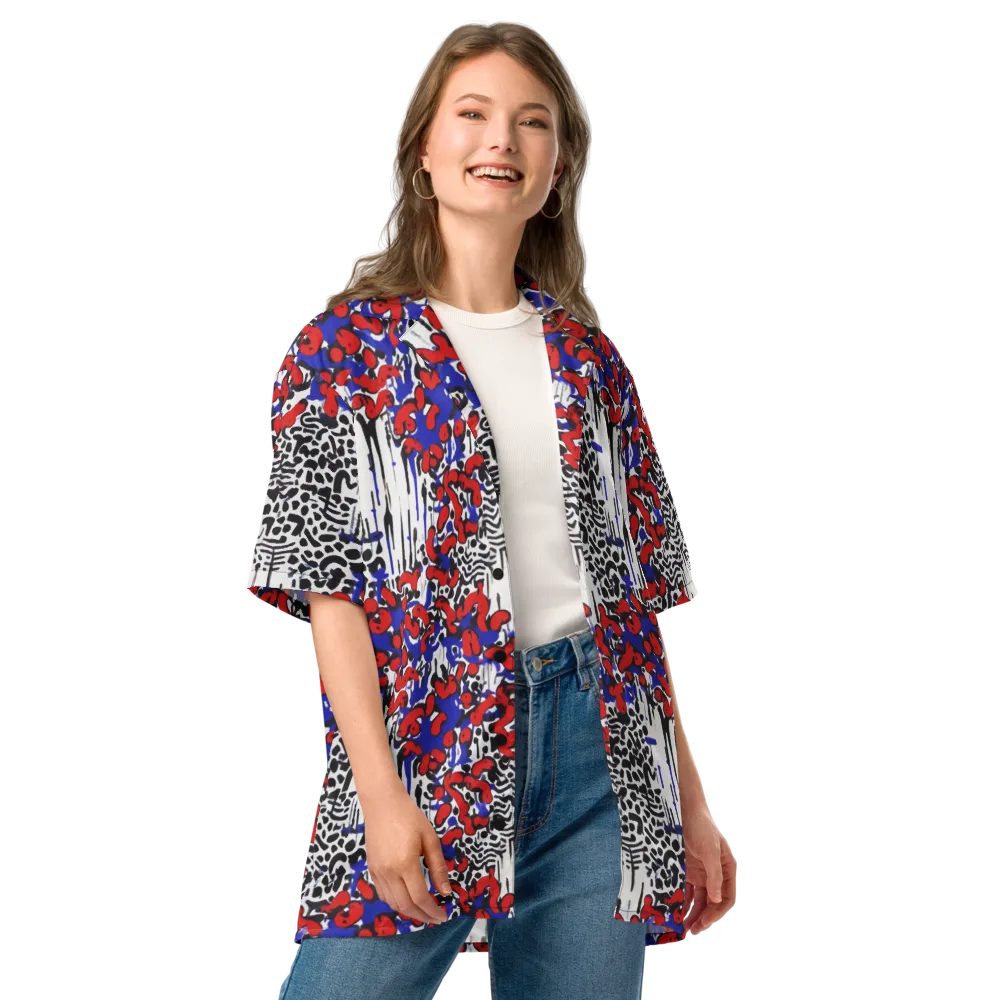 Redline Carnival on Button Shirt — Front