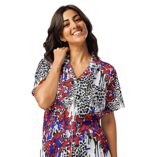 Redline Carnival on a Women's Short Sleeve Pajama Top