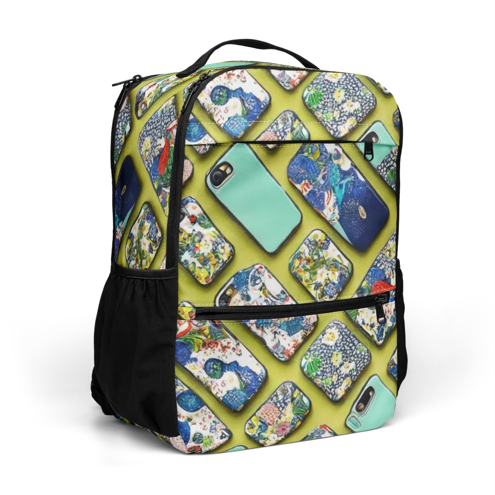 Neon Carryall on Utility Backpack — Right Front
