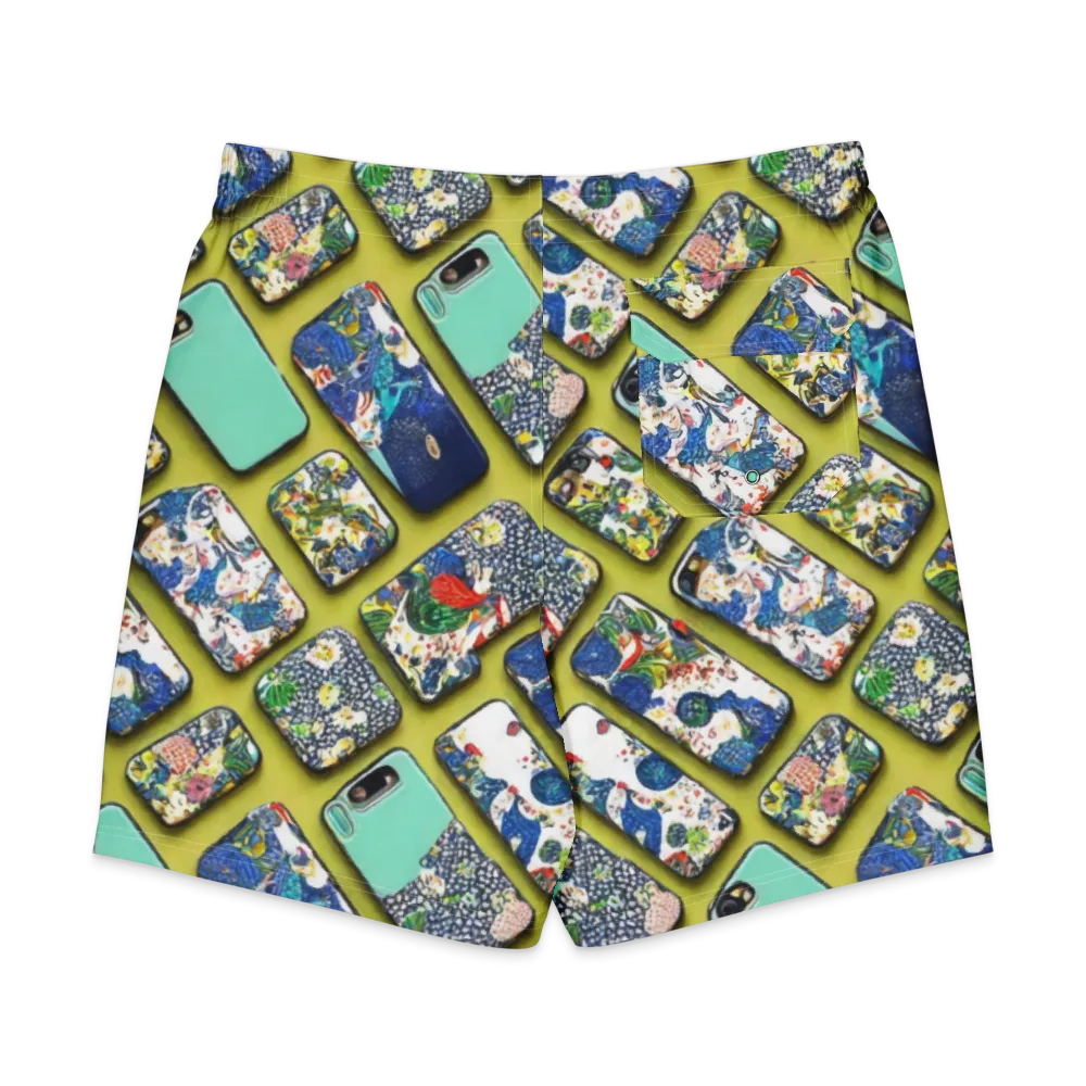 Neon Carryall on Men's Board Shorts — Back