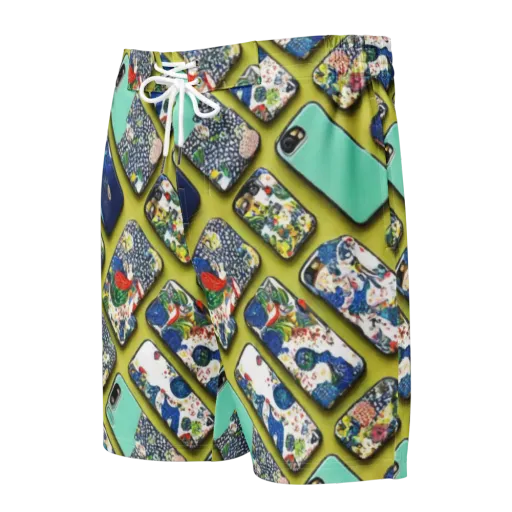 Neon Carryall on a Men's Board Shorts