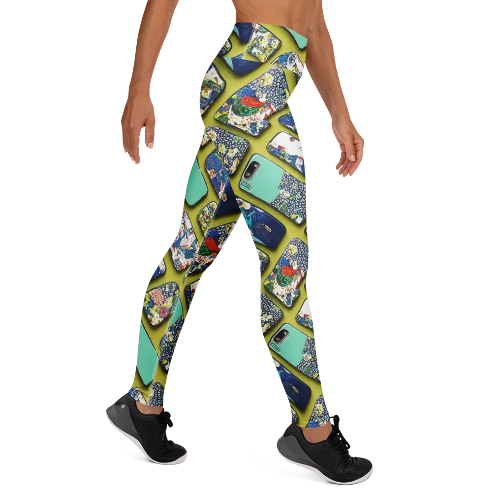 Neon Carryall on Yoga Leggings — Right