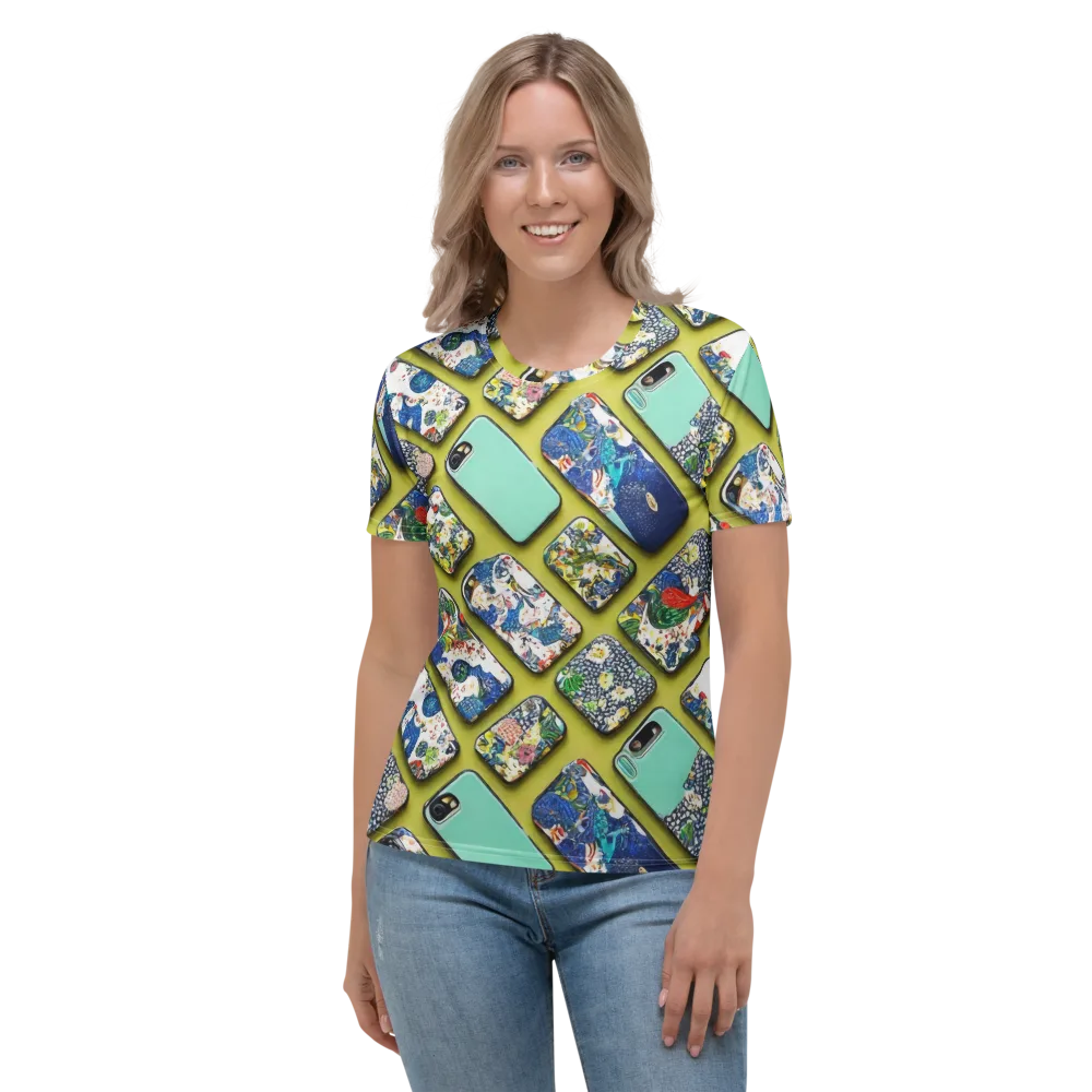 Neon Carryall on Women's Crew Neck T-Shirt — Front