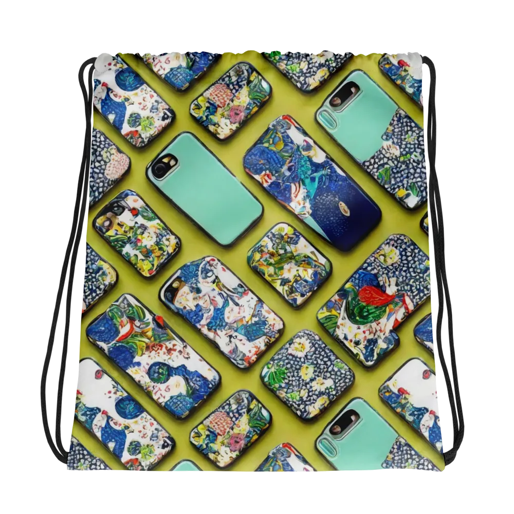 Neon Carryall on Drawstring Bag — Photo