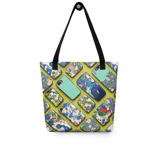 Neon Carryall on a Tote Bag