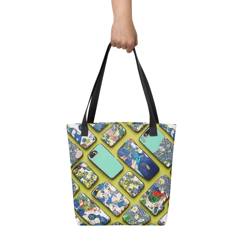 Neon Carryall on Tote Bag — Front