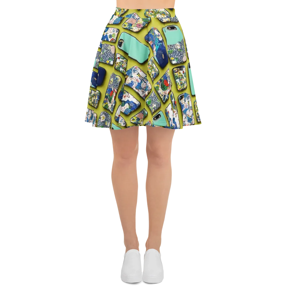Neon Carryall on Skater Skirt — Front