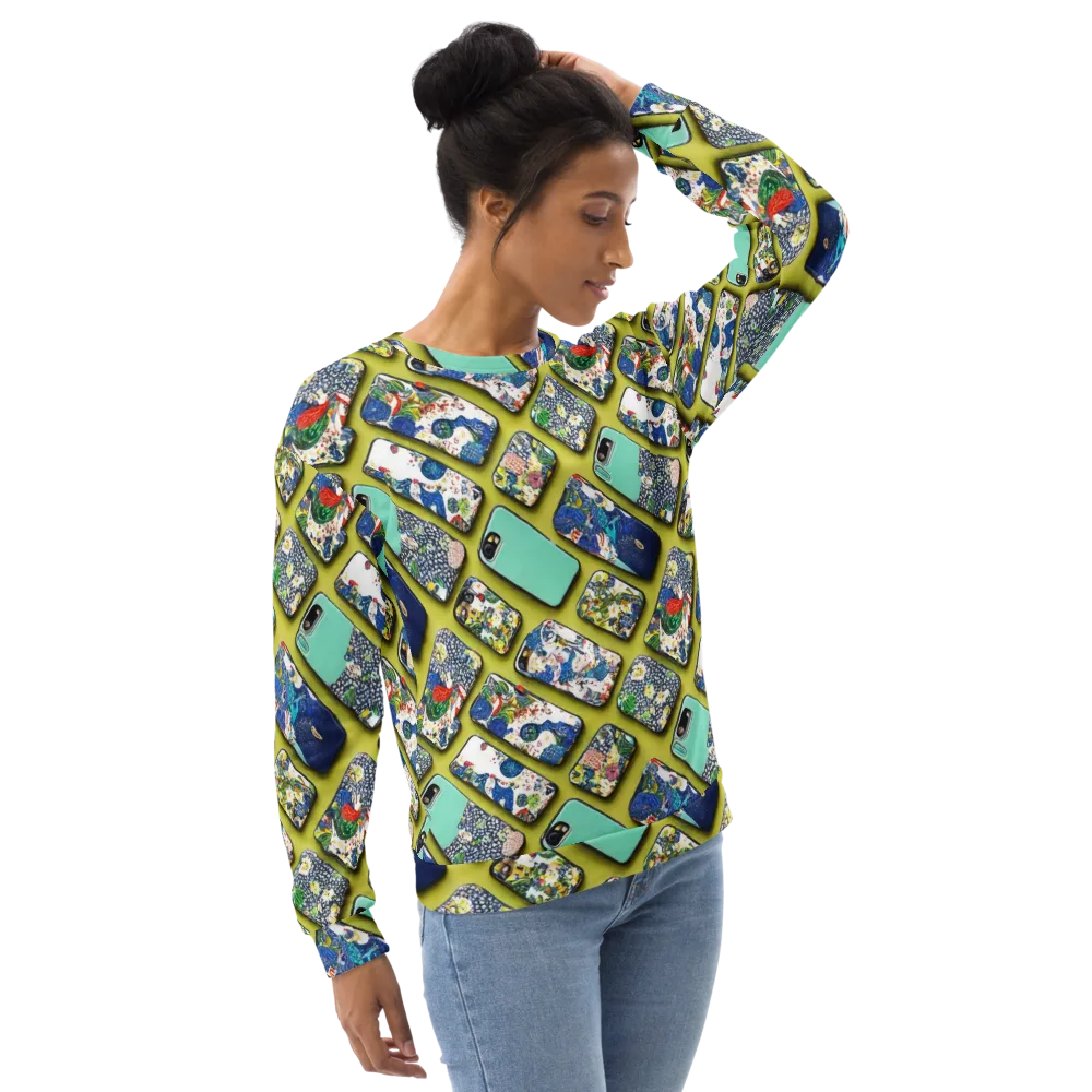 Neon Carryall on Sweatshirt — Right Front