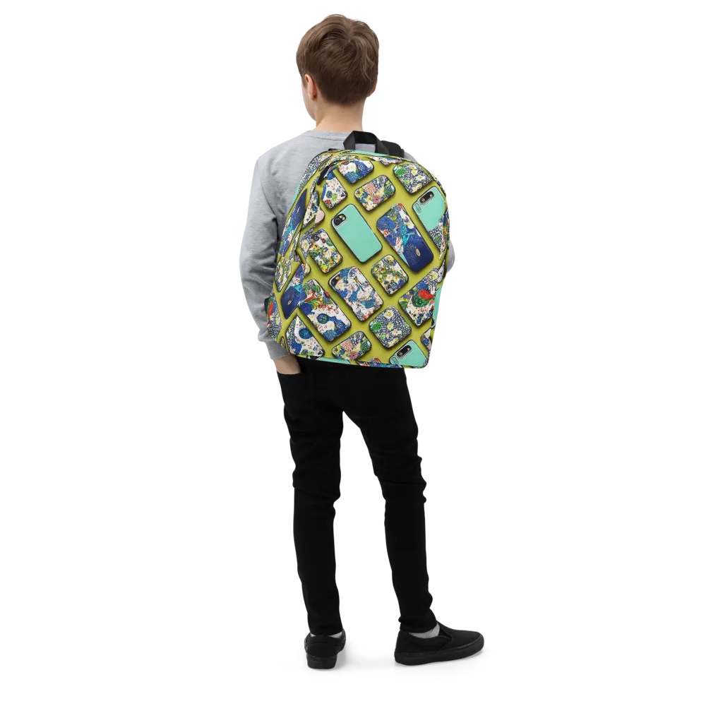 Neon Carryall on Minimalist Backpack — Right Front