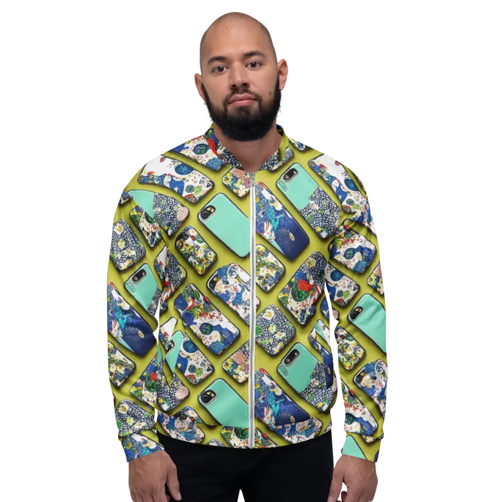 Neon Carryall on Bomber Jacket — Front