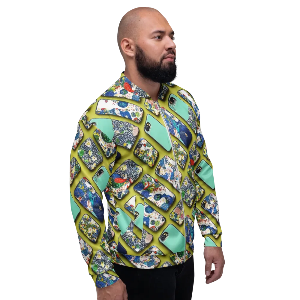 Neon Carryall on Bomber Jacket — Right