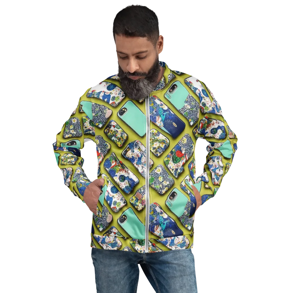 Neon Carryall on Bomber Jacket — Front