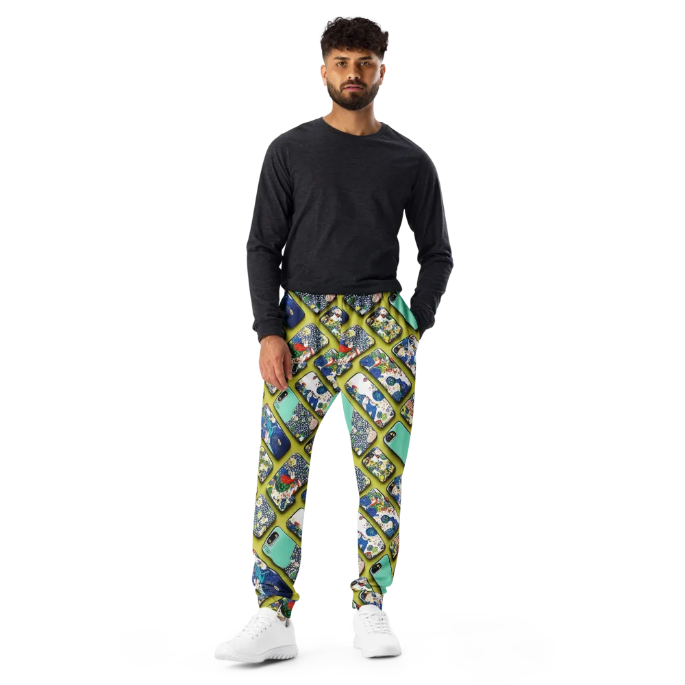 Neon Carryall on Men's Joggers — Front
