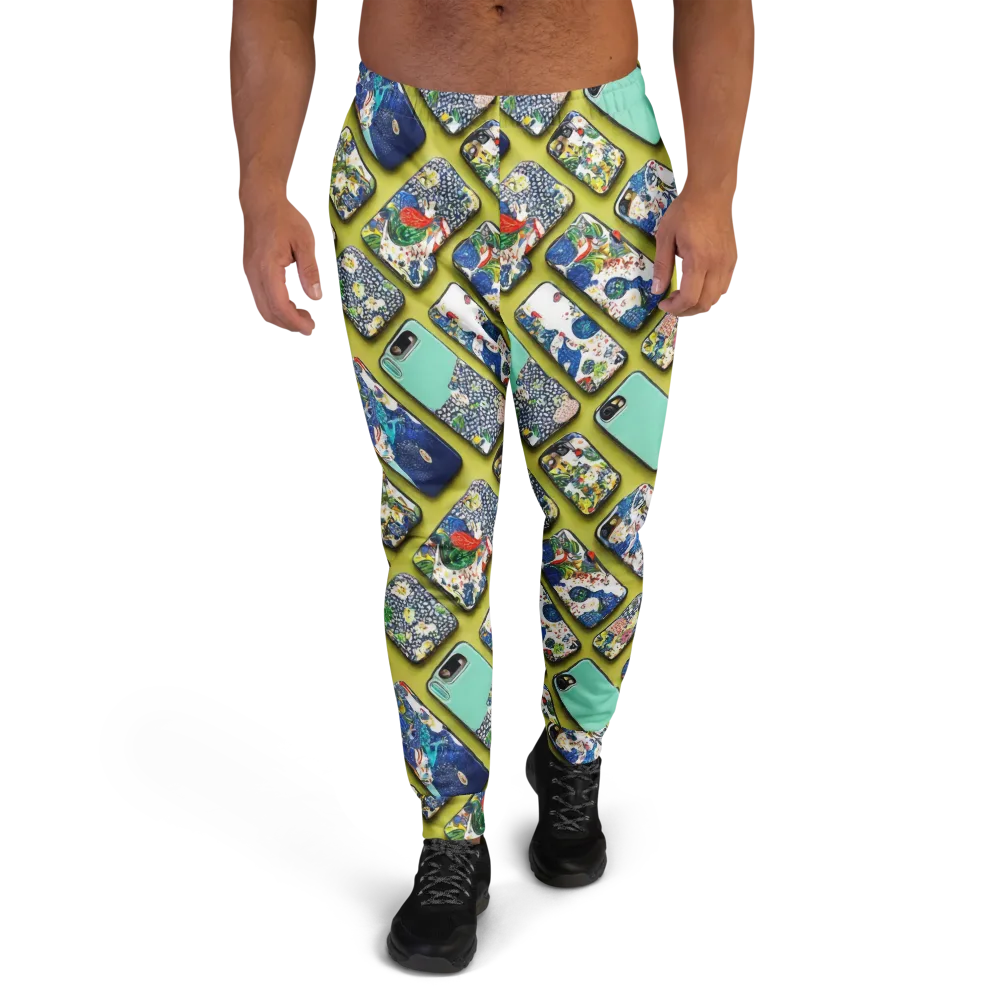 Neon Carryall on Men's Joggers — Front
