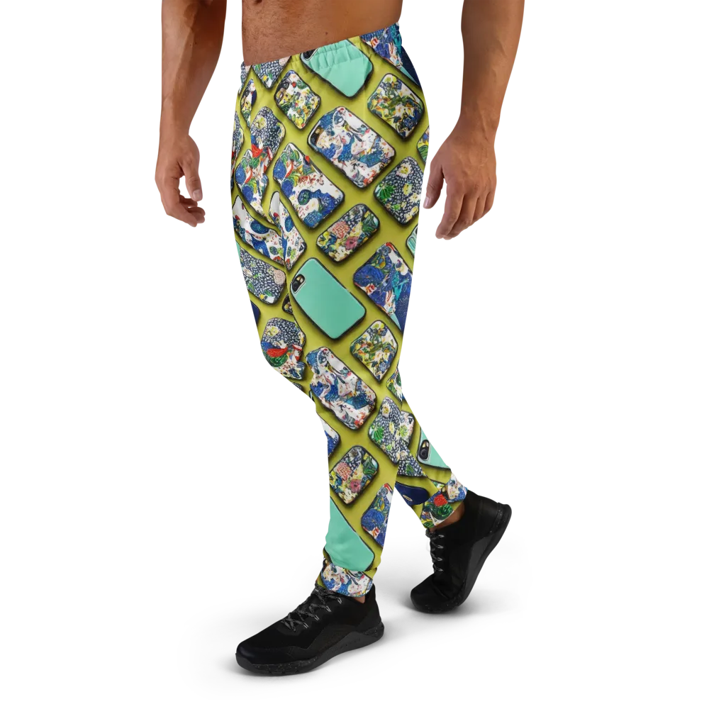 Neon Carryall on Men's Joggers — Left