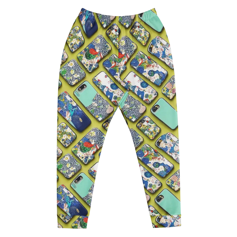 Neon Carryall on Men's Joggers — Front