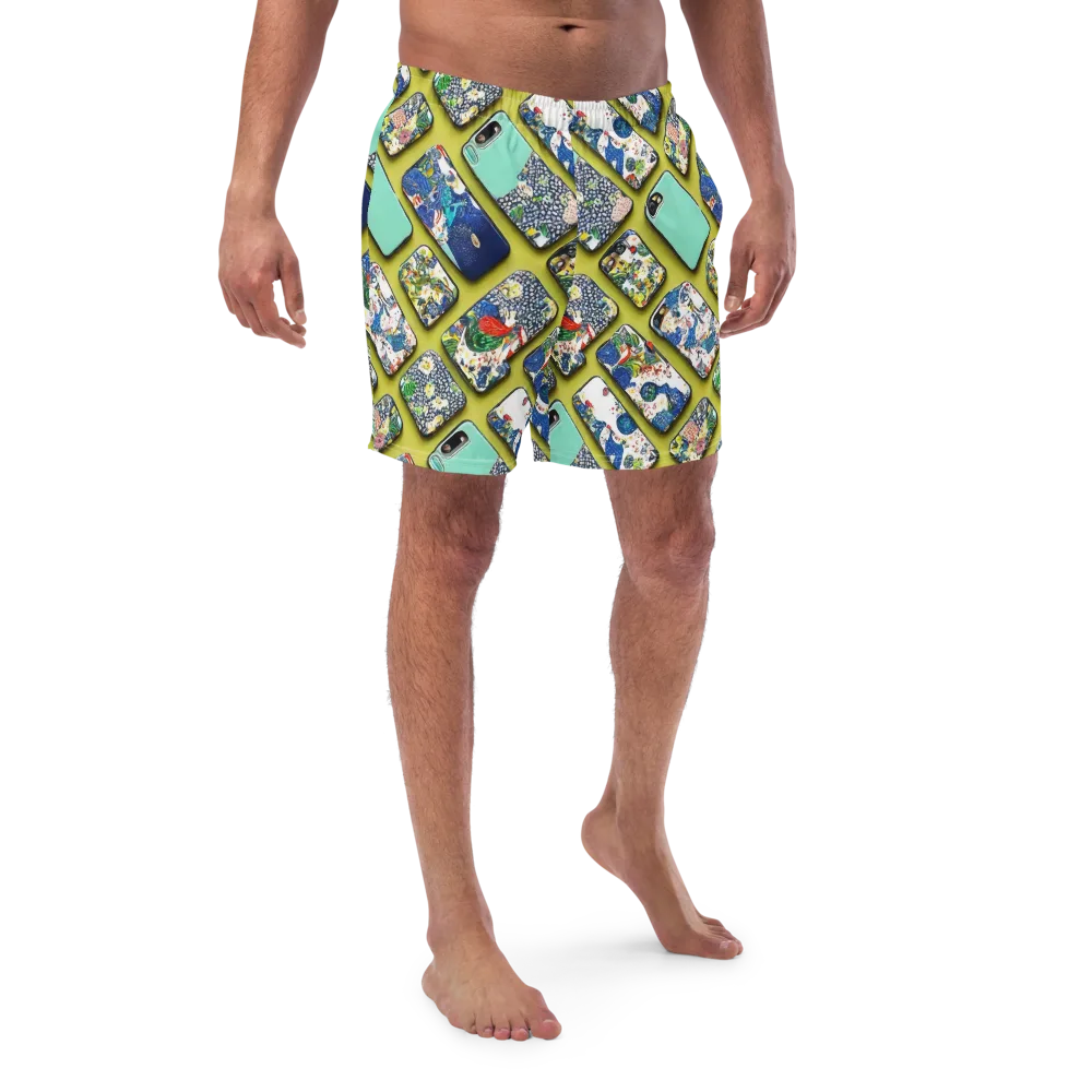 Neon Carryall on Swim Trunks — Front
