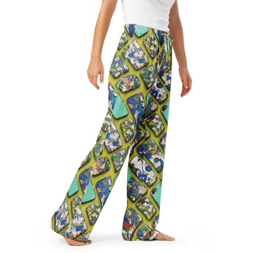 Neon Carryall on a Women's Pajama Pants