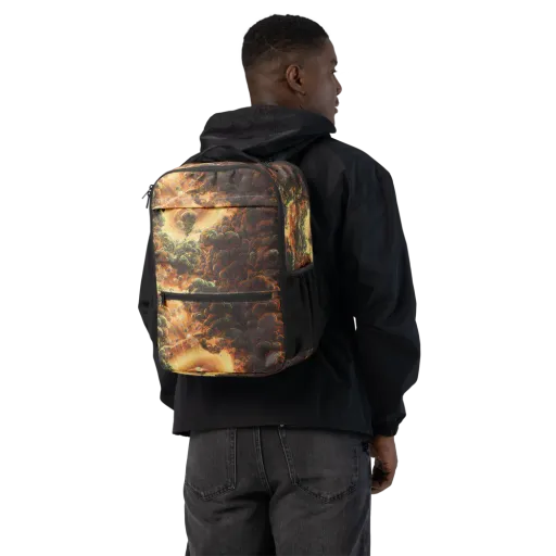 Volcanic Cascade on a Utility Backpack
