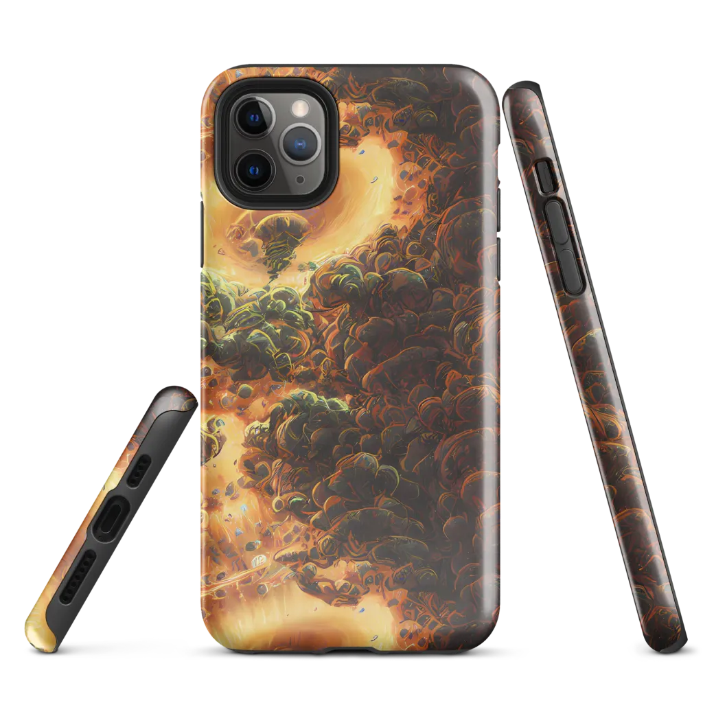 Volcanic Cascade on Tough Case for iPhone® — Front