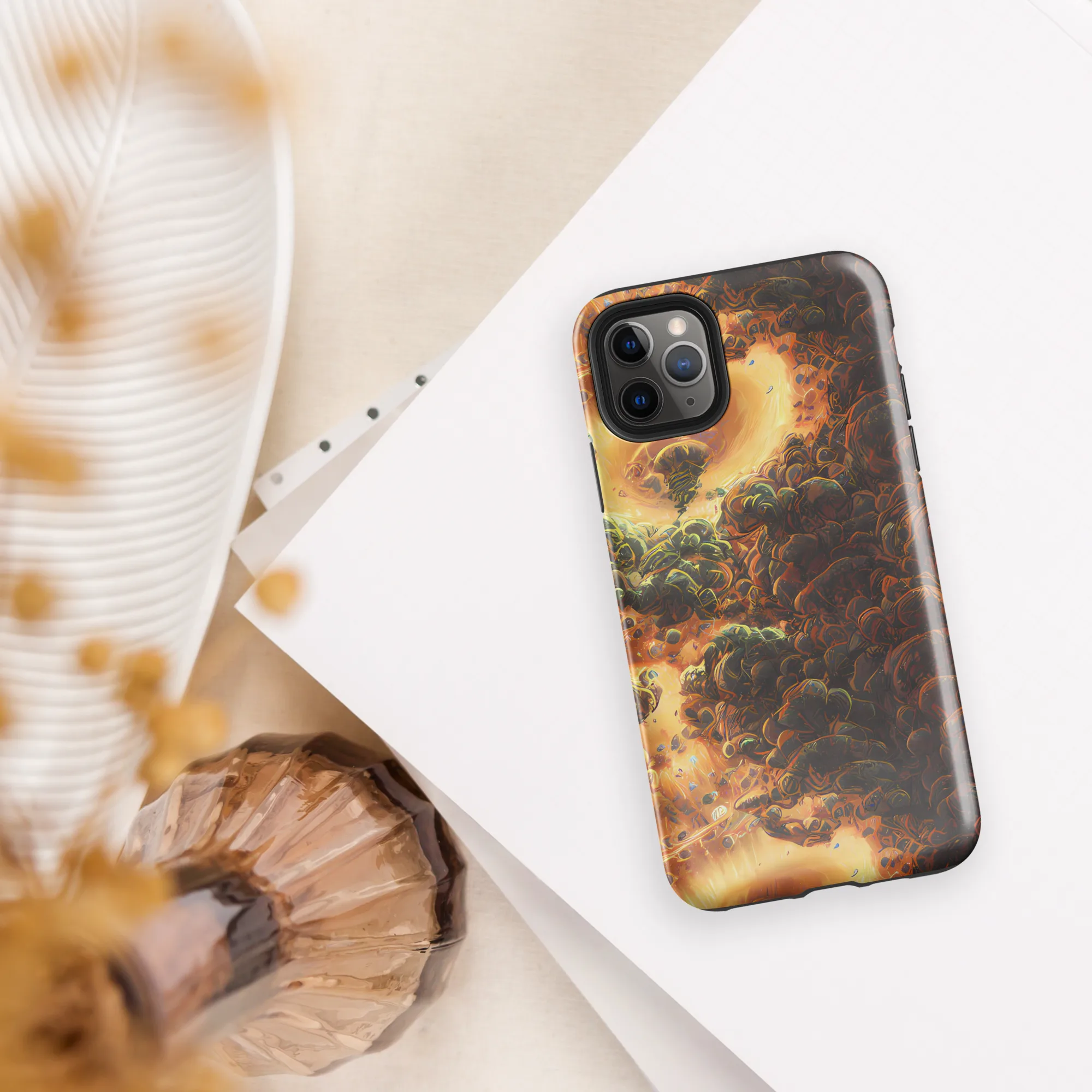 Volcanic Cascade on Tough Case for iPhone® — Front