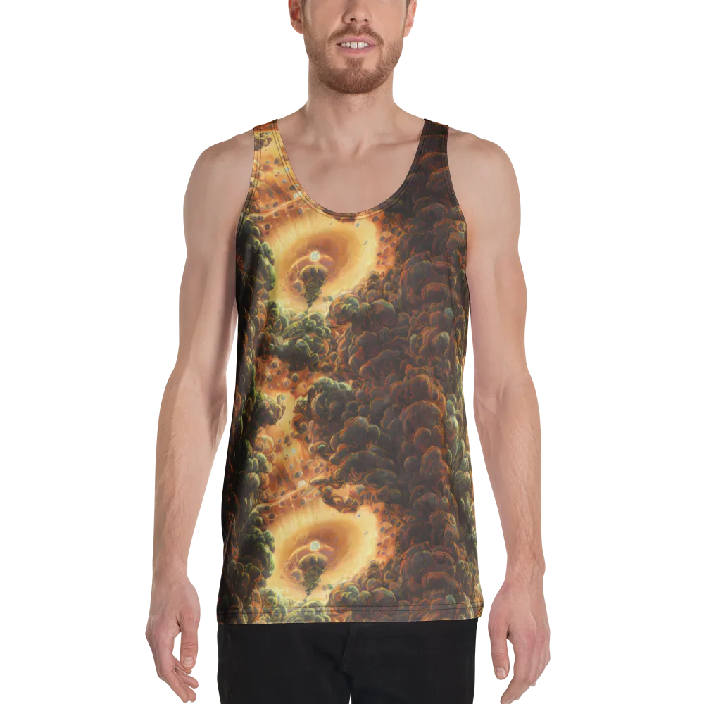 Volcanic Cascade on Men's Tank Top — Front