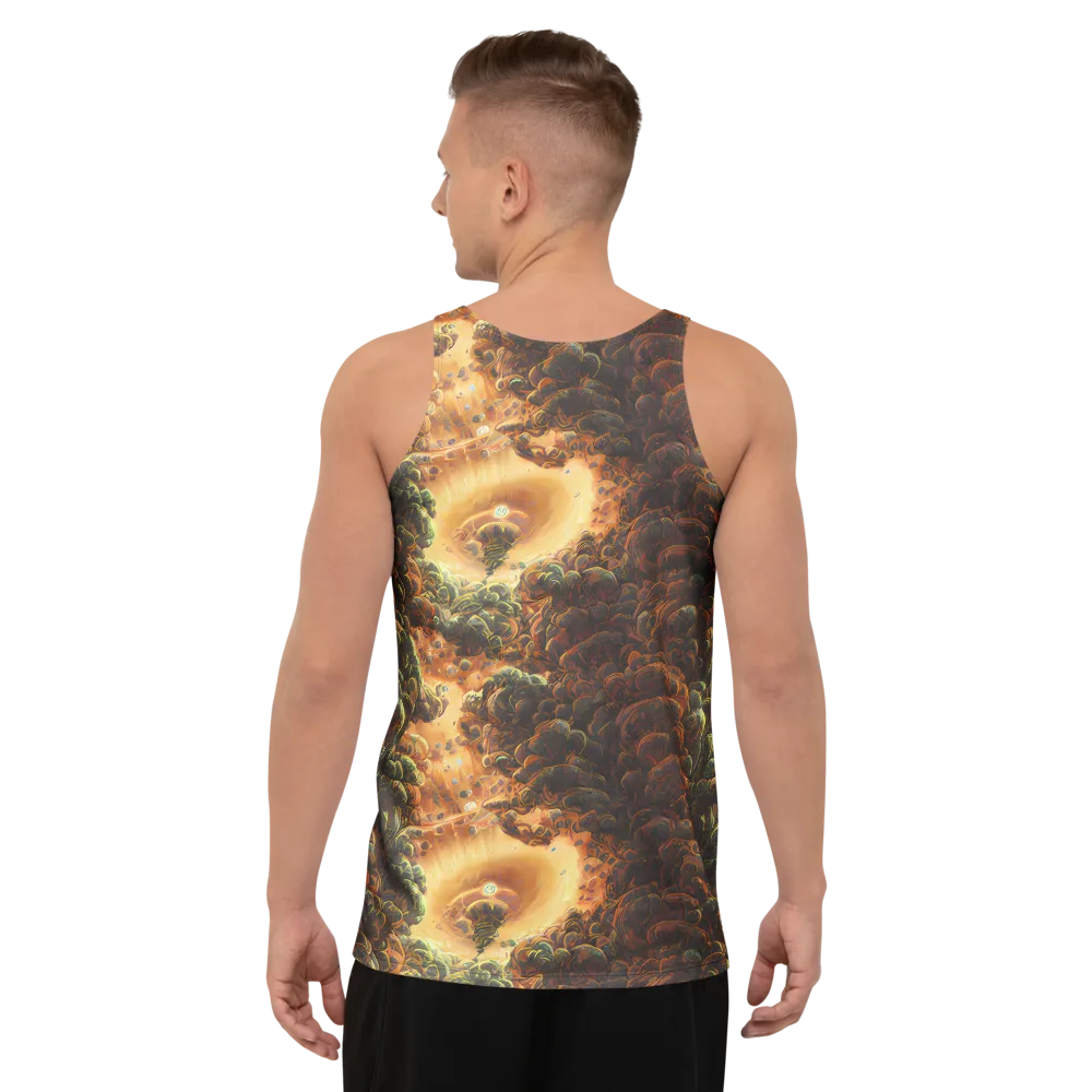 Volcanic Cascade on Men's Tank Top — Back