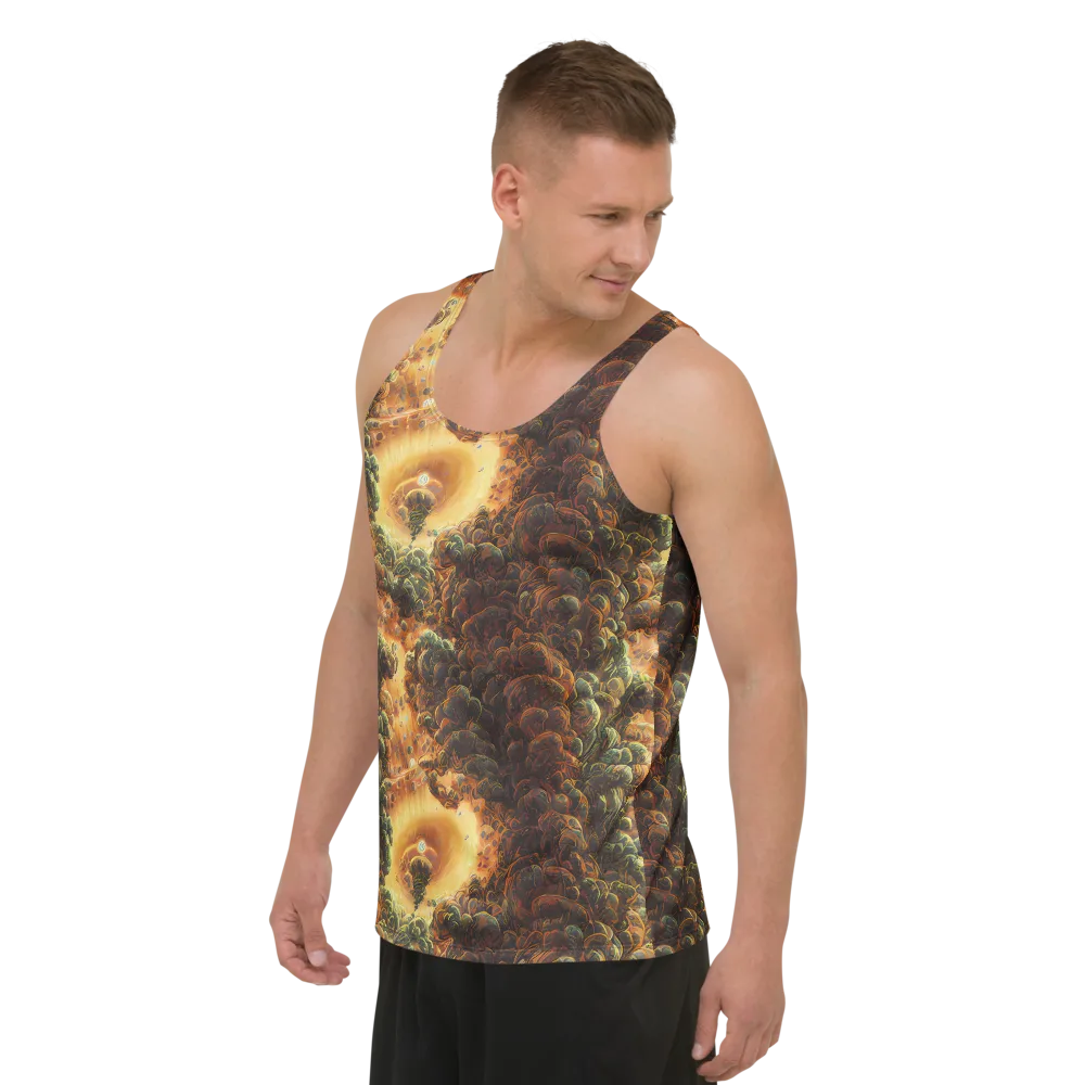 Volcanic Cascade on Men's Tank Top — Left Front