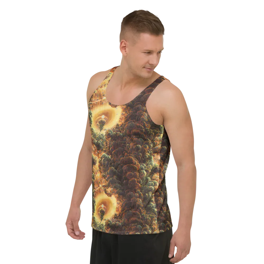 Volcanic Cascade on Men's Tank Top — Left Front