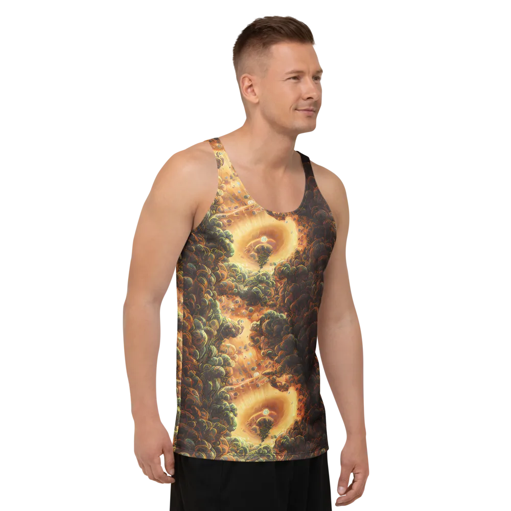 Volcanic Cascade on Men's Tank Top — Right Front