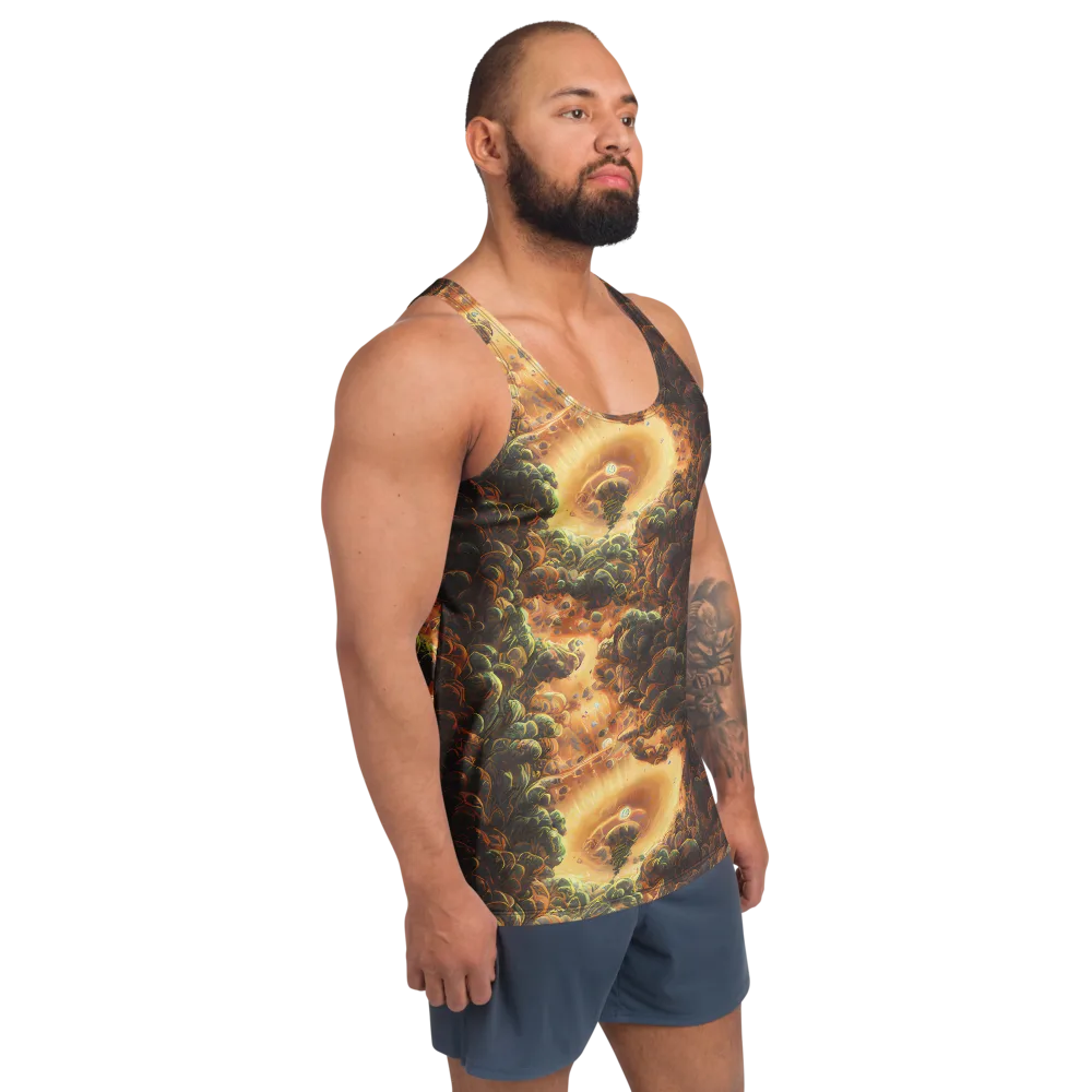 Volcanic Cascade on Men's Tank Top — Right Front