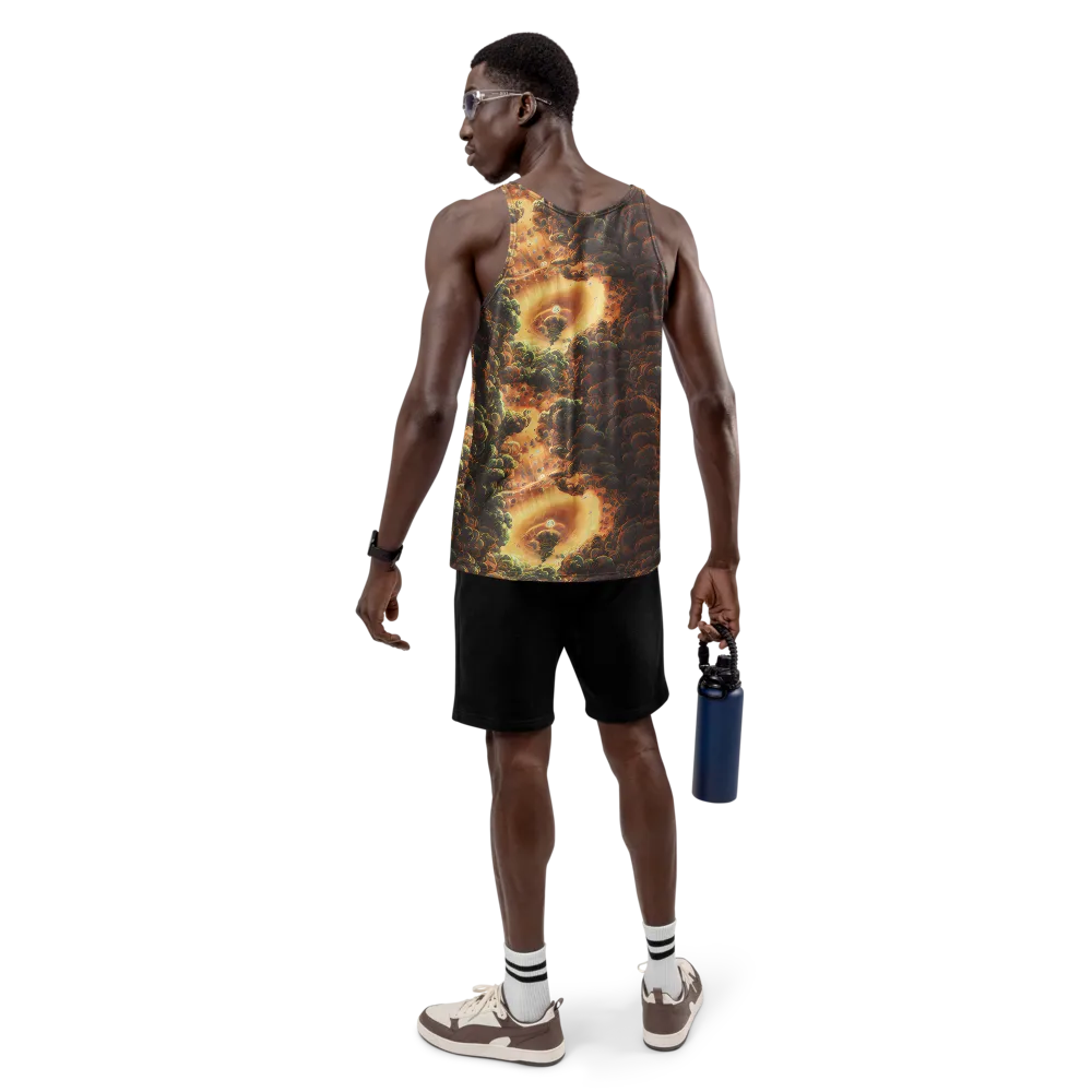 Volcanic Cascade on Men's Tank Top — Back