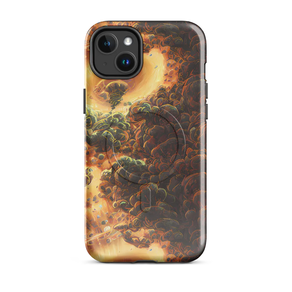 Volcanic Cascade on MagSafe Tough Case for iPhone® — Front