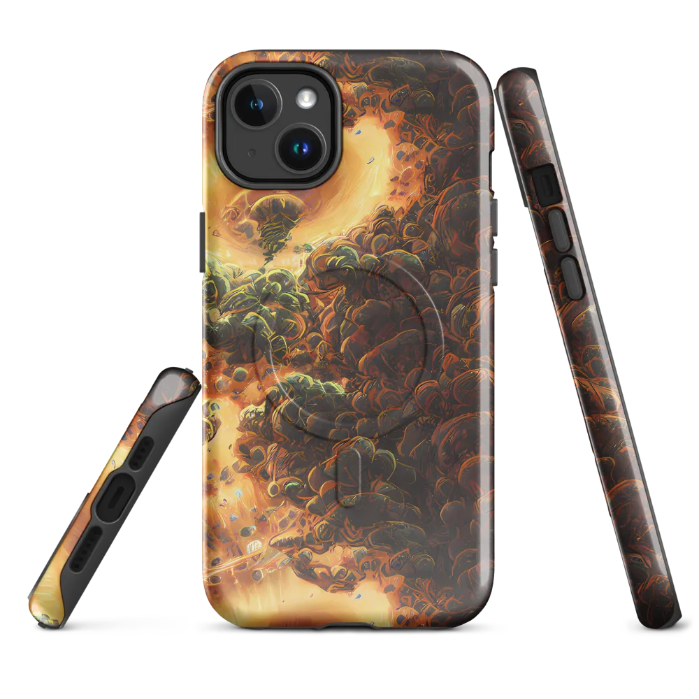 Volcanic Cascade on MagSafe Tough Case for iPhone® — Front