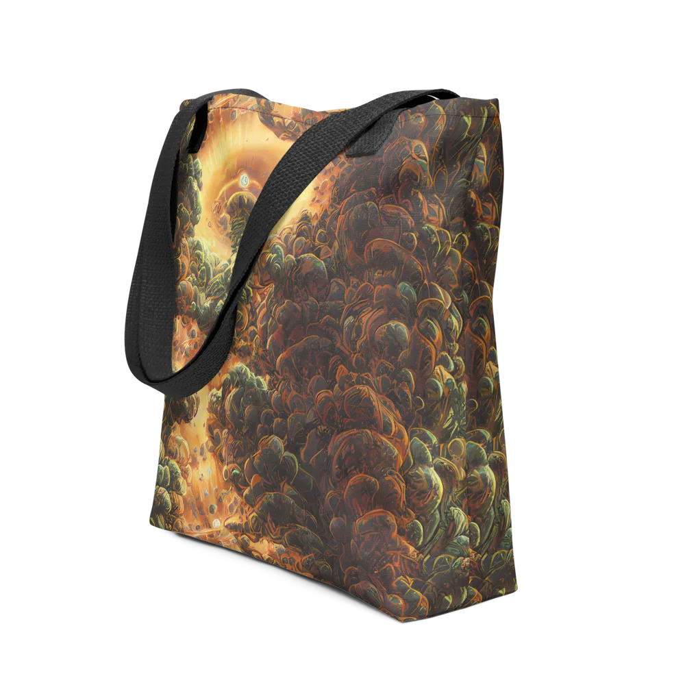 Volcanic Cascade on Tote Bag — Front
